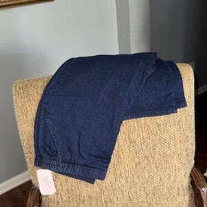 Allison Daley Denim Elastic Waist Pants